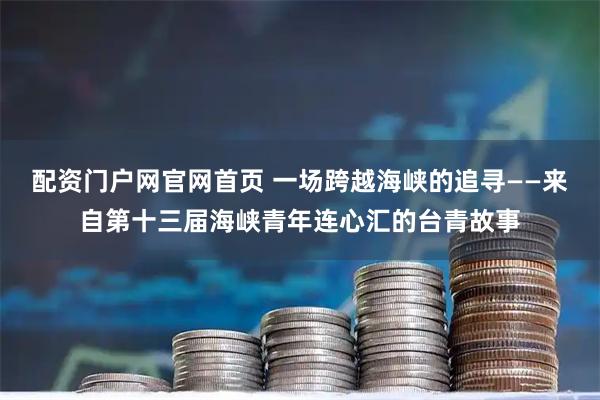 配资门户网官网首页 一场跨越海峡的追寻——来自第十三届海峡青年连心汇的台青故事